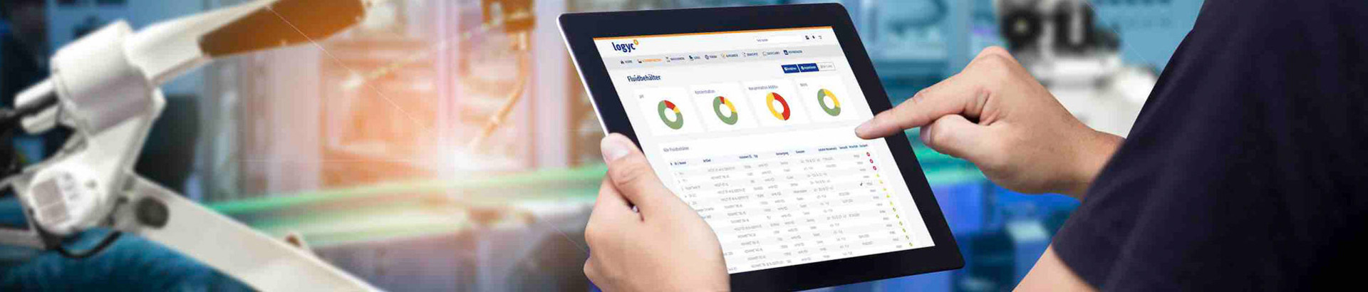 logyc Software für Fluidmanagement - Banner