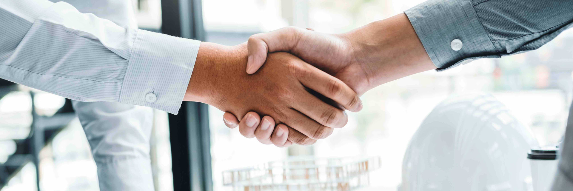 Hand shake in Office
