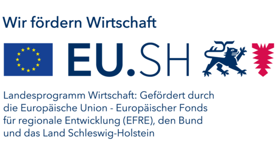 Wir fördern Wirtschaft-Logo EU.SH