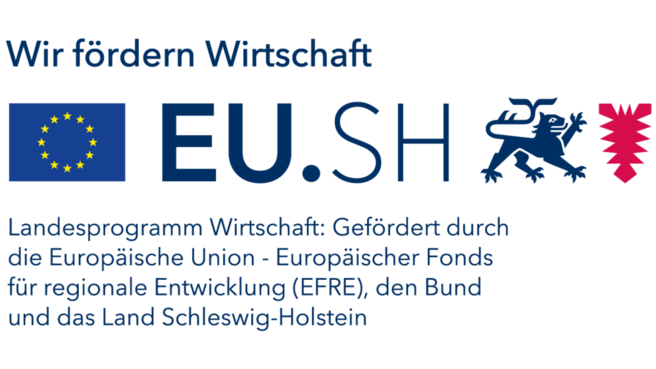 Wir fördern Wirtschaft-Logo EU.SH