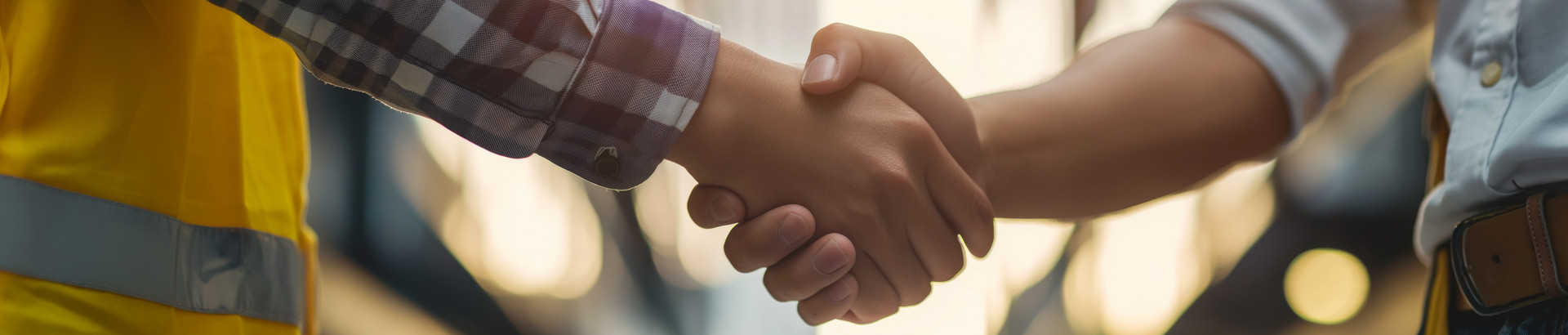 Handschlag von zwei Personen