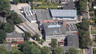 Factory and office buildings from above