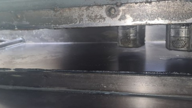 Stav filtračních sítek před čištěním