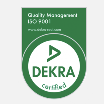 Green iso 9001 seal