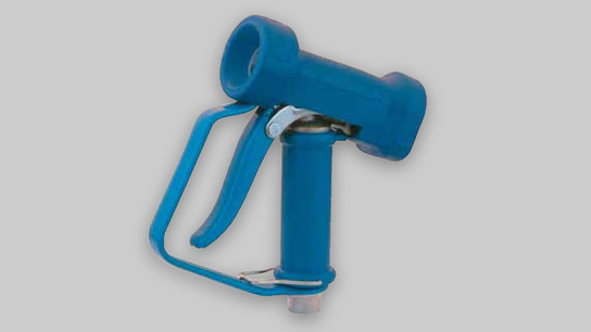 Equipment for mix-hose-gun in blue