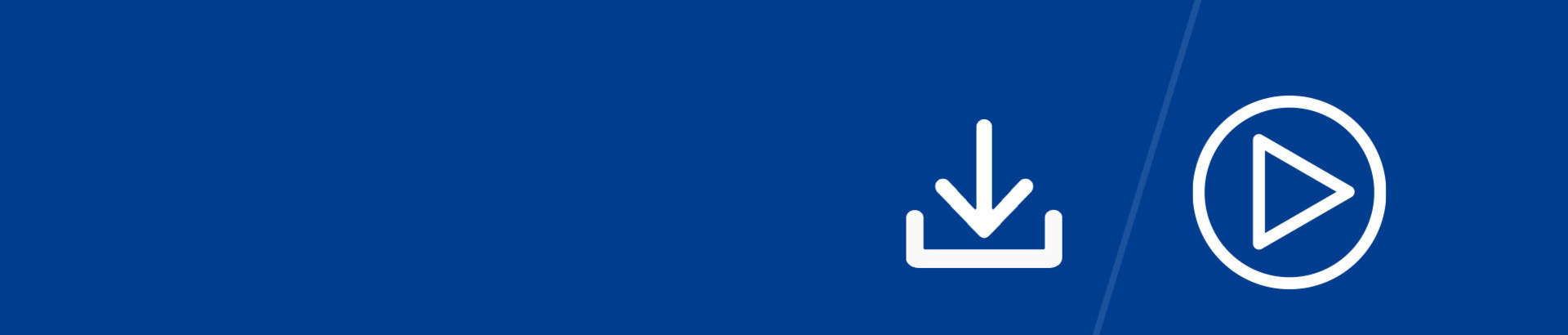 Downloads and videos banner