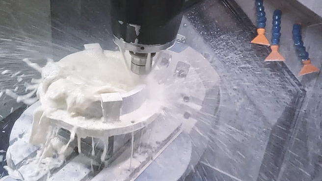 Oemeta MWF in use in the machine 